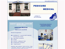 Tablet Screenshot of pedicuremedical.com